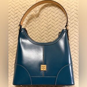 Dooney and Bourke Hobo in Airforce Blue